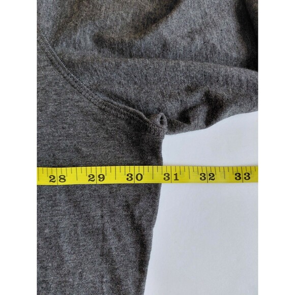 NWT Chaps Size 4XB Charcoal Long Sleeve 1/4 Button Henley Style Cotton T-Shirt - Picture 6 of 8